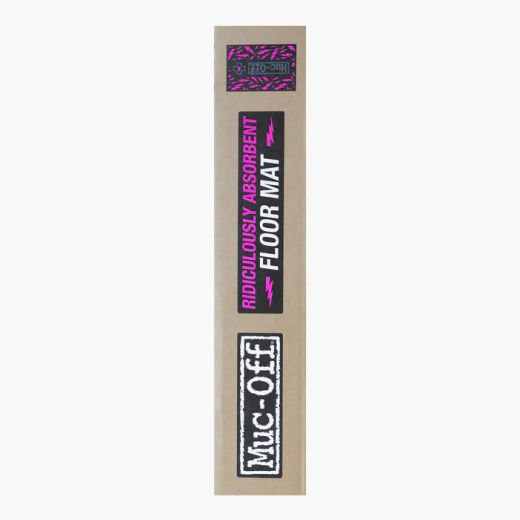 Alfombra Absorbente Muc-Off 600x900mm Negro/Rosa 🖤💖 | Protección y Limpieza para Taller y Bici 🚴♂️