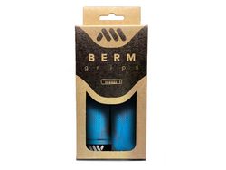 Puños Bici AMS Berm Grips - Azul Camo: Rendimiento y Estilo Moderno para tu Bicicleta