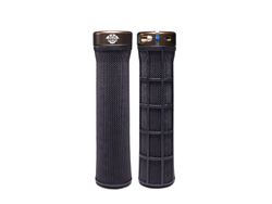 Puños Bici AMS Berm Grips - Red Bull Rampage Negros: Rendimiento Extremo y Estilo Exclusivo para tu Bicicleta