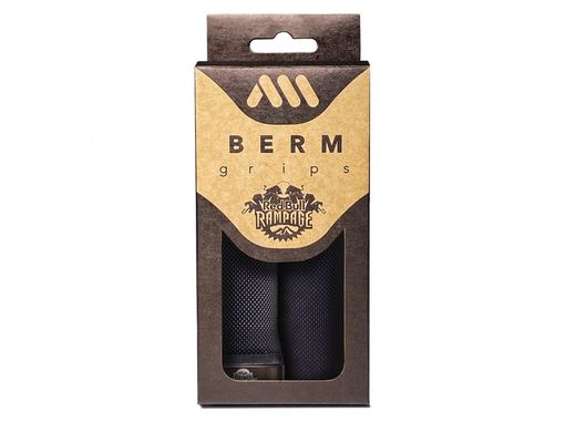 Puños Bici AMS Berm Grips - Red Bull Rampage Negros: Rendimiento Extremo y Estilo Exclusivo para tu Bicicleta