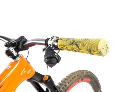 Puños Bicicleta AMS Berm Grips - Amarillo Camo: Comodidad y Estilo Audaz para tu Bici