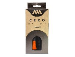 Puños para Bici AMS Cero Grips - Negro / Naranja: Control y Estilo Deportivo en Cada Ruta
