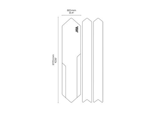 Protector de Cadena AMS Honeycomb - Color Negro