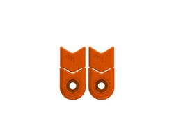 🧡🚴‍♂️ Protector de Manivela AMS Naranja  – Protección y estilo para tu bicicleta