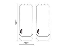 Protector de Manivela AMS en Forma de Panal - Transparente