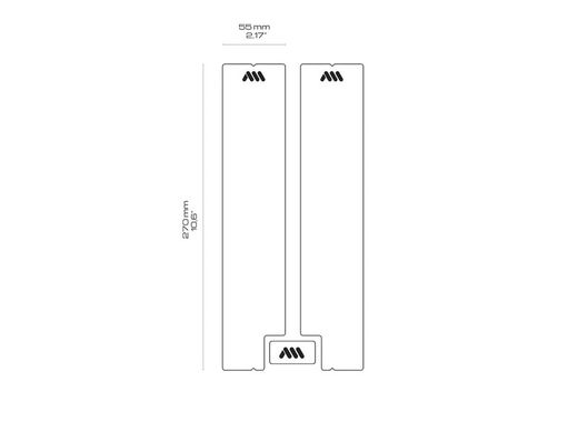 Protector de Horquilla AMS Fork Guard - Clear/Silver