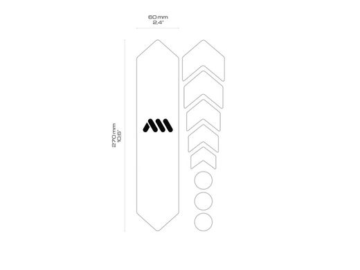Protector de Cuadro para Bicicleta AMS Frame Guard Basic - Camo