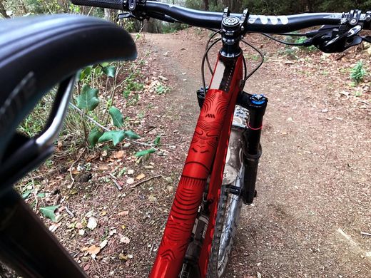 Protector de Cuadro para Bicicleta AMS Frame Guard Basic - Blanco/Ape