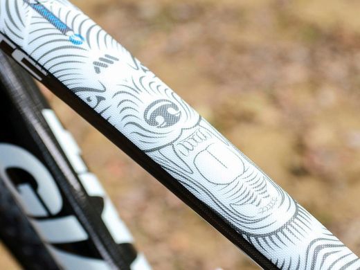 Protector de Cuadro para Bicicleta AMS Frame Guard Basic - Blanco/Wolf
