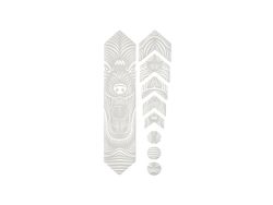 Protector de Cuadro para Bicicleta AMS Frame Guard Basic - Blanco/Wolf