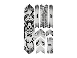 Protector de Cuadro para Bicicleta AMS Frame Guard Extra - Black/Bull