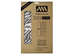 Protector de Cuadro para Bicicleta AMS Frame Guard Extra - Claro/Zebra