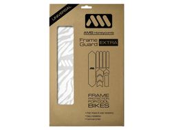 Protector de Cuadro para Bicicleta AMS Frame Guard Extra - Claro/Zebra