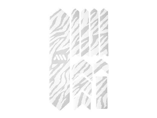 Protector de Cuadro para Bicicleta AMS Frame Guard Extra - Claro/Zebra