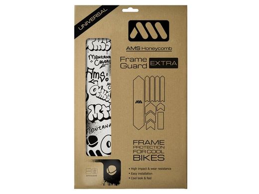 Protector de Cuadro para Bicicleta AMS Frame Guard Extra - Montana Colors Negro