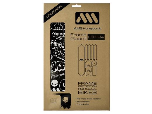 Protector de Cuadro para Bicicleta AMS Frame Guard Extra - Montana Colors Clear