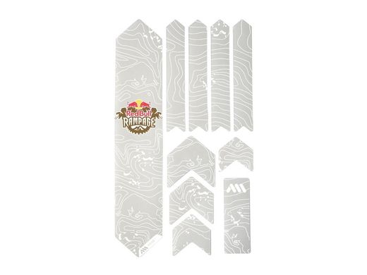 Protector Cuadro Bici Ams Frame Guard Extra - Red Bull Rampage White