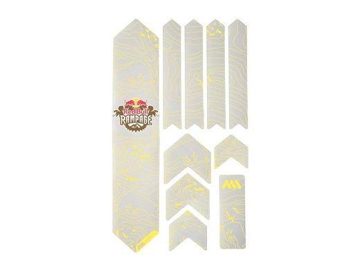 Protector Cuadro Bici Ams Frame Guard Extra - Red Bull Rampage White