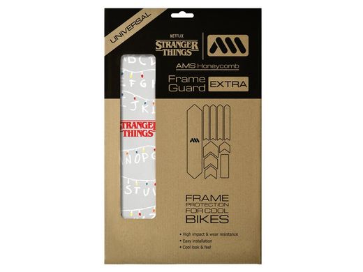Protector de Cuadro para Bicicleta AMS Frame Guard Extra - Stranger Things Lights White
