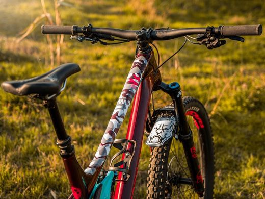 Protector de Cuadro para Bicicleta AMS Frame Guard Extra - White/Camo