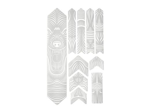 Protector de Cuadro para Bicicleta AMS Frame Guard Extra - Blanco/Wolf
