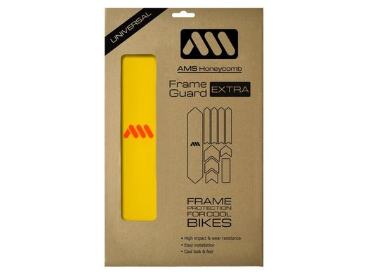 Protector Cuadro Bici Ams Frame Guard Extra - Amarillo/Naranja