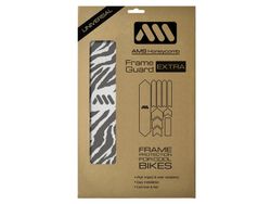 Protector de Cuadro para Bicicleta AMS Frame Guard Extra - Zebra White