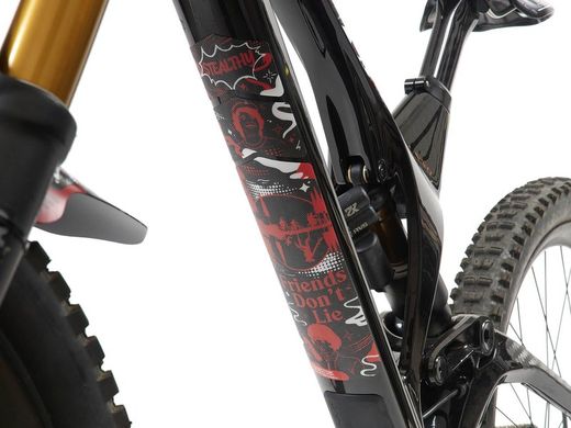 Protector de Cuadro para Bicicleta AMS Frame Guard Full - Stranger Things Upside Down Black