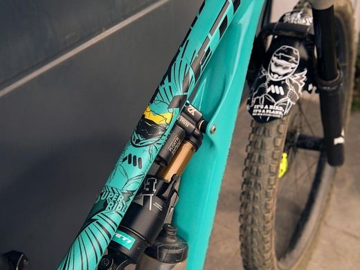 Protector de Cuadro para Bicicleta AMS Frame Guard Full - Super Rider Black