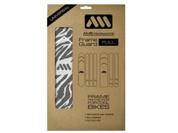 Protector de Cuadro para Bicicleta AMS Frame Guard Full - Zebra Gris