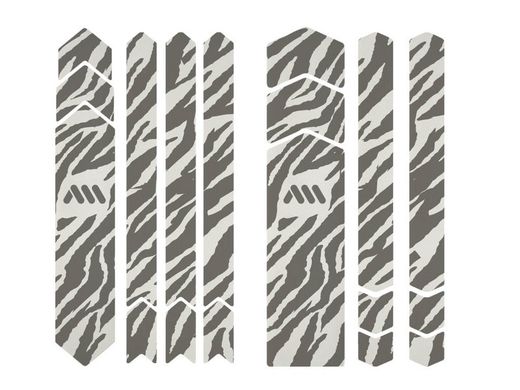 Protector de Cuadro para Bicicleta AMS Frame Guard Full - Zebra Gris
