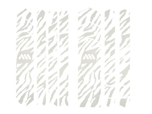 Protector de Cuadro para Bicicleta AMS Frame Guard Full - Zebra Blanco