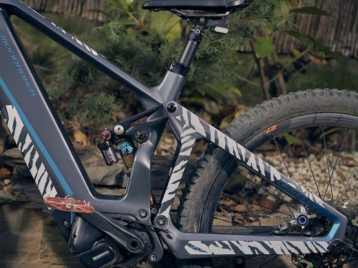 Protector de Cuadro para Bicicleta AMS Frame Guard Full - Zebra Blanco