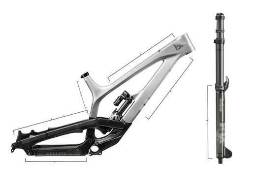 Protector Cuadro Bicicleta Ams Frame Guard Total - Clear/Silver