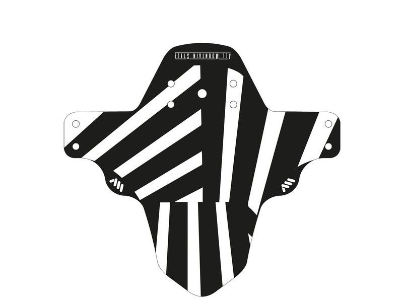 🚵‍♂️ Guardabarros Bicicleta AMS Mud Guard – Reflectante/Negro  🌙 Protección segura con estilo moderno