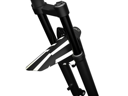 🚵‍♂️ Guardabarros Bicicleta AMS Mud Guard – Reflectante/Negro  🌙 Protección segura con estilo moderno