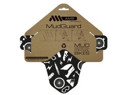 🚵‍♂️ Guardabarros AMS Mud Guard – Joy Ride/White  🎉 Protección y estilo para cada aventura