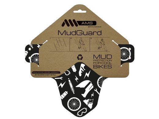 Guardabarros AMS Mud Guard - Joy Ride/White: Protección y Estilo para Cada Aventura