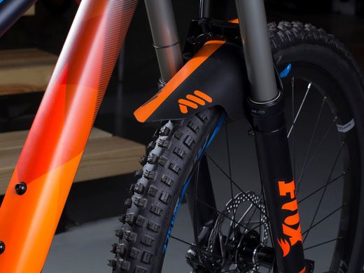 🚵‍♂️ Guardabarros AMS Mud Guard – Rojo/Negro  🔥 Protección y estilo para tu bicicleta