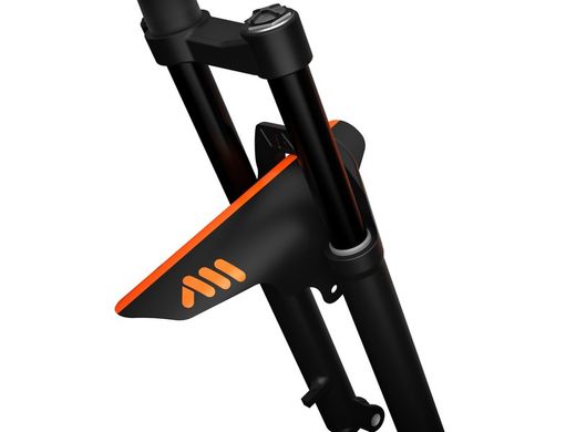 🚵‍♂️ Guardabarros AMS Mud Guard – Rojo/Negro  🔥 Protección y estilo para tu bicicleta