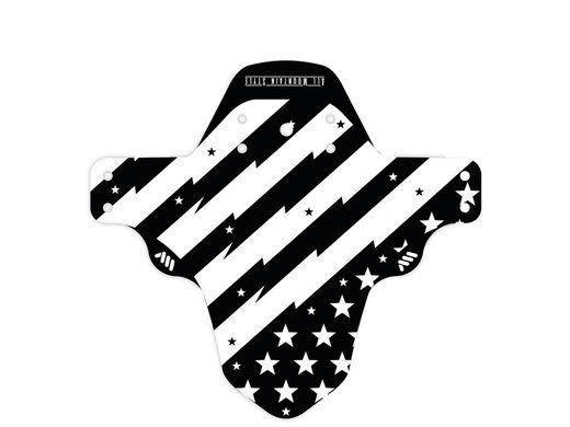 Guardabarros AMS Mud Guard - Patriot White: Protección y Estilo con Orgullo Patriota
