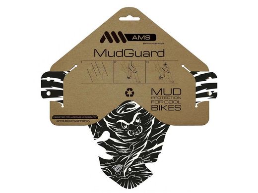 Guardabarros AMS Mud Guard - Tornado White: Protección y Estilo con la Fuerza de la Naturaleza