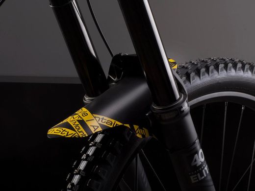 🚵‍♂️ Guardabarros AMS Mud Guard – Toxic/Amarillo  ☢️ Protección imbatible con un toque radioactivo