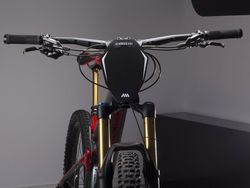 Matrícula Número para Bici AMS - Negro/Blanco: Personaliza tu Bicicleta con Estilo