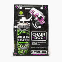 Aparato Limpiador Muc-Off Chain Doc + Desengrasante 400ml 🧽 | Limpieza Rápida y Eficaz para tu Cadena