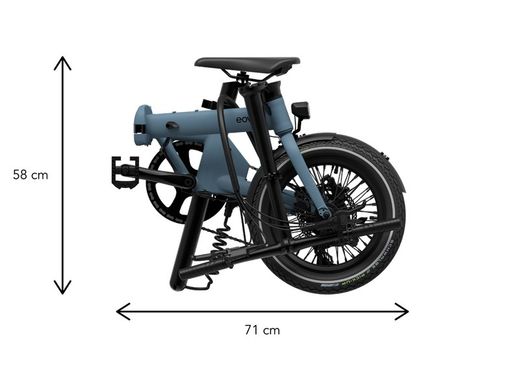 BICICLETA PLEGABLE MORNING EOVOLT 16″ Azul