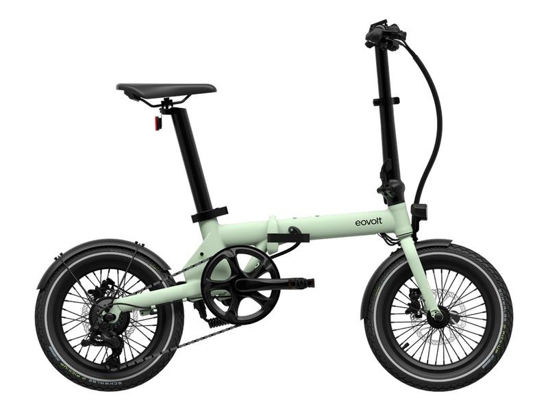 BICICLETA PLEGABLE MORNING EOVOLT 16″ Verde Salvia ev07-13 v3