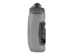 Bidón Fidlock Twist 590ml con Conector Transparente Negro – Hidratación Rápida y sin Jaula 🚴‍♂️💧🧲