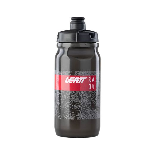 💧 Bidón Leatt DuoValve 600 ml Ahumado  🚴‍♂️ Hidratación eficiente con diseño premium