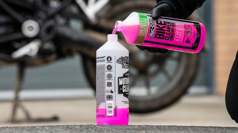 Nano tecnología muc-off Bicicleta Limpiador - Botella de spray de 1L